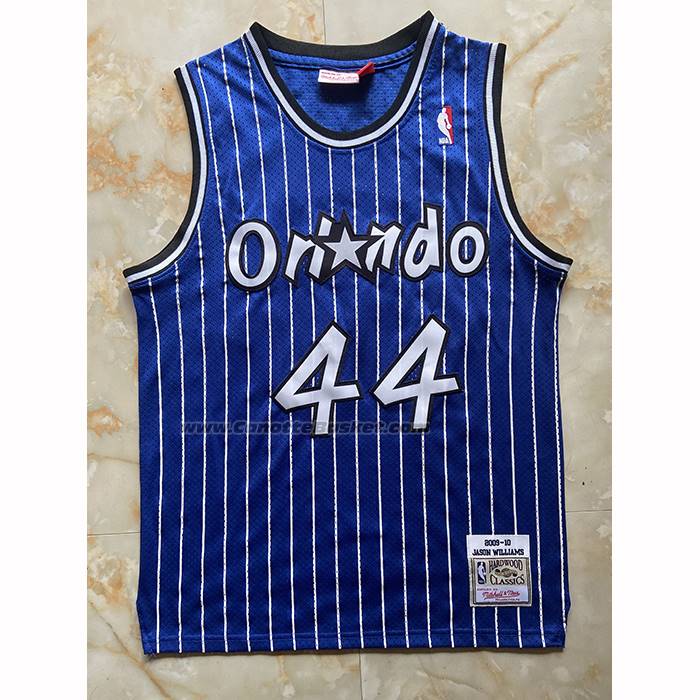 Maglia Orlando Magic Brandon Williams No 44 Mitchell & Ness 2009-10 Blu